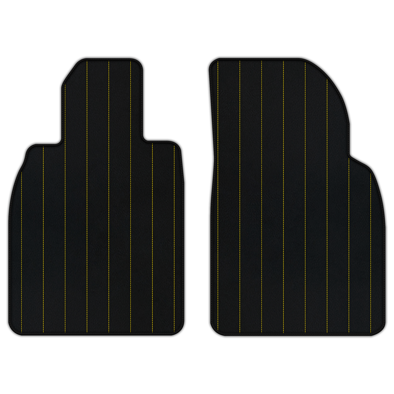 Customizable Leather Floor Mats with Line Pattern for Porsche 911 GT3 Touring (991.2) 2018–2019