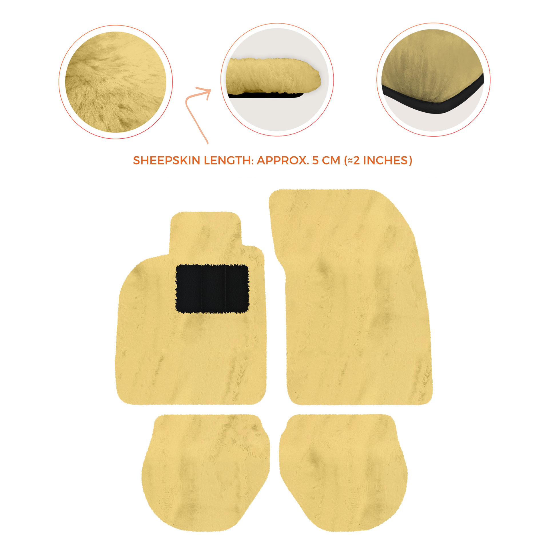 Black Floor Mats for Porsche 911 - 993 (1994-1998) - AutoWin
