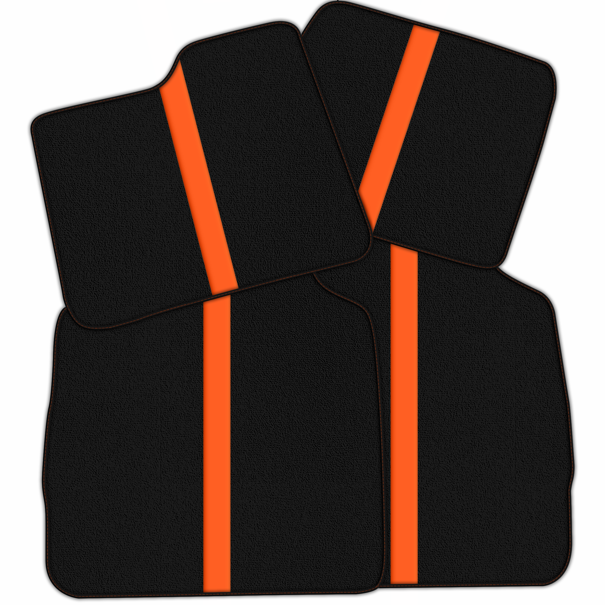 Premium Custom Black Floor Mats for Ferrari Portofino 2018-2023