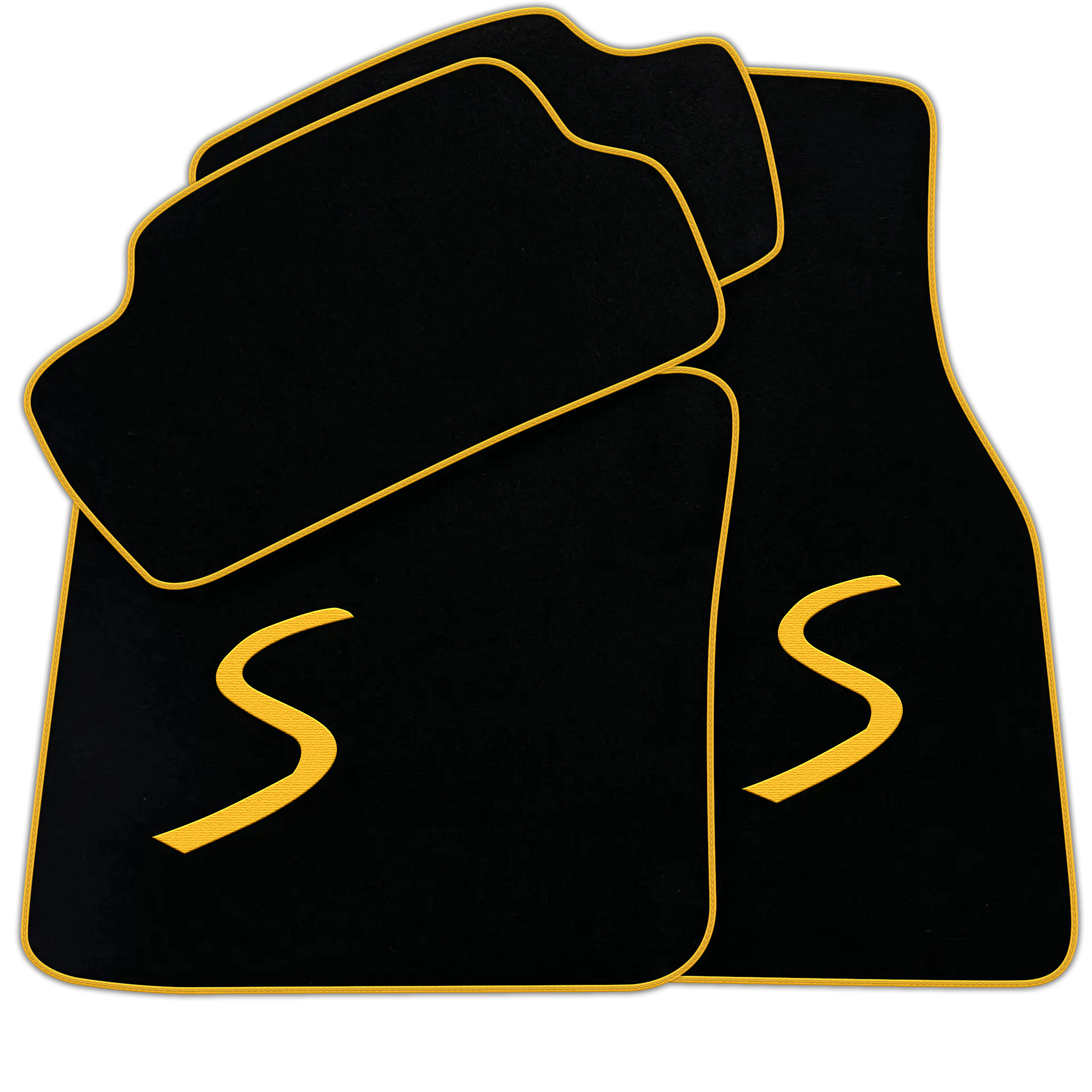 Black Floor Mats for Mini Cooper/One R50 (2001-2007)