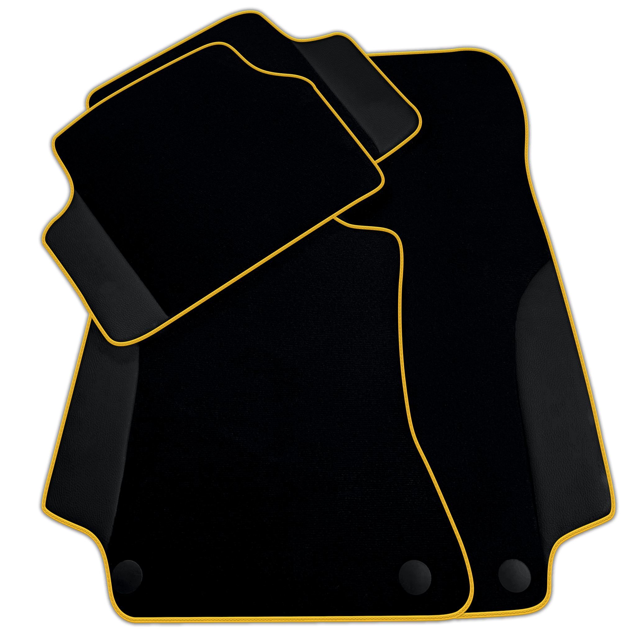 Customizable Black Floor Mats For Mercedes Benz C-Class W206 Sedan (2021-2023) Hybrid | Various Trim Colors