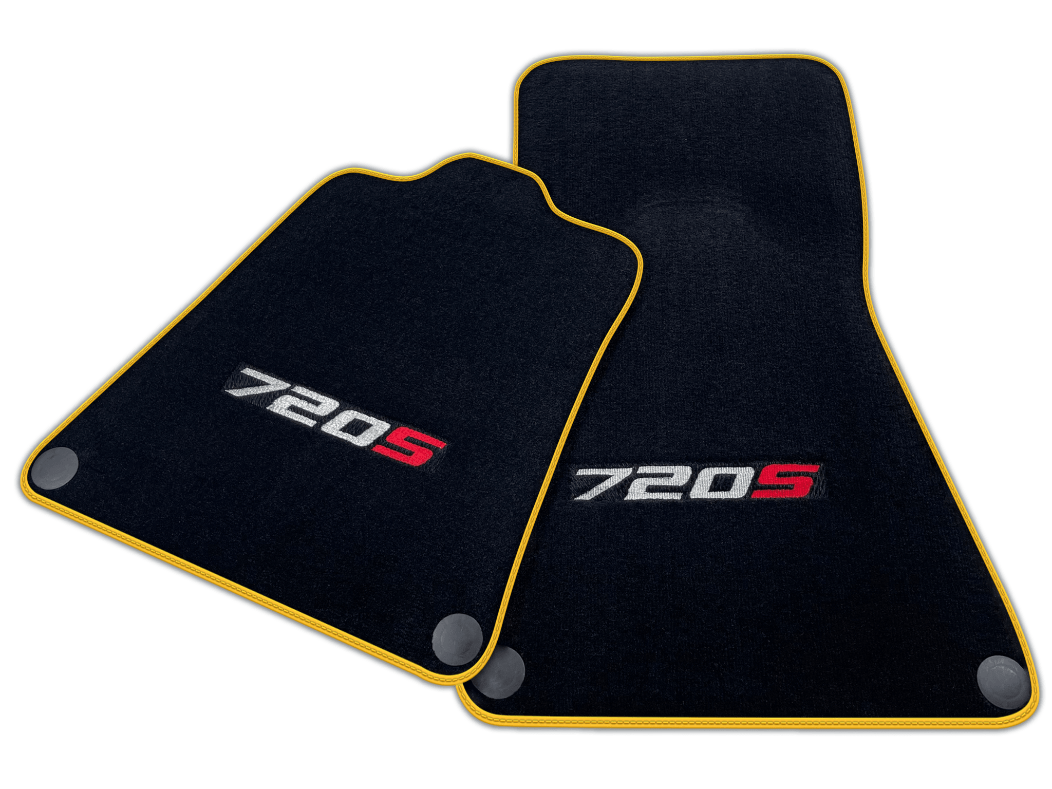Black Floor Mats for McLaren 720s (2017-2021) | Various Trim Colors