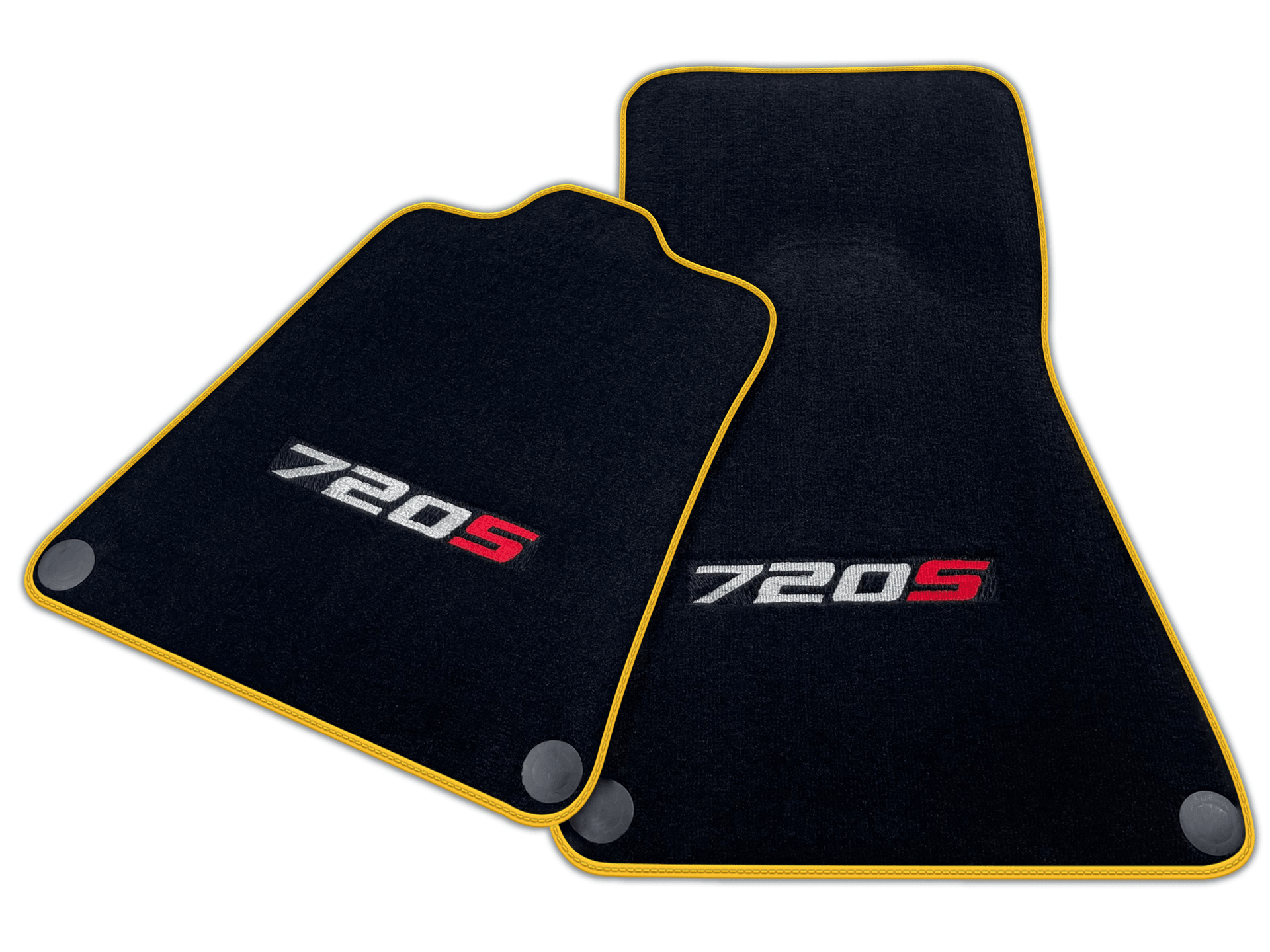 Black Floor Mats for McLaren 720s (2017-2021) | Various Trim Colors