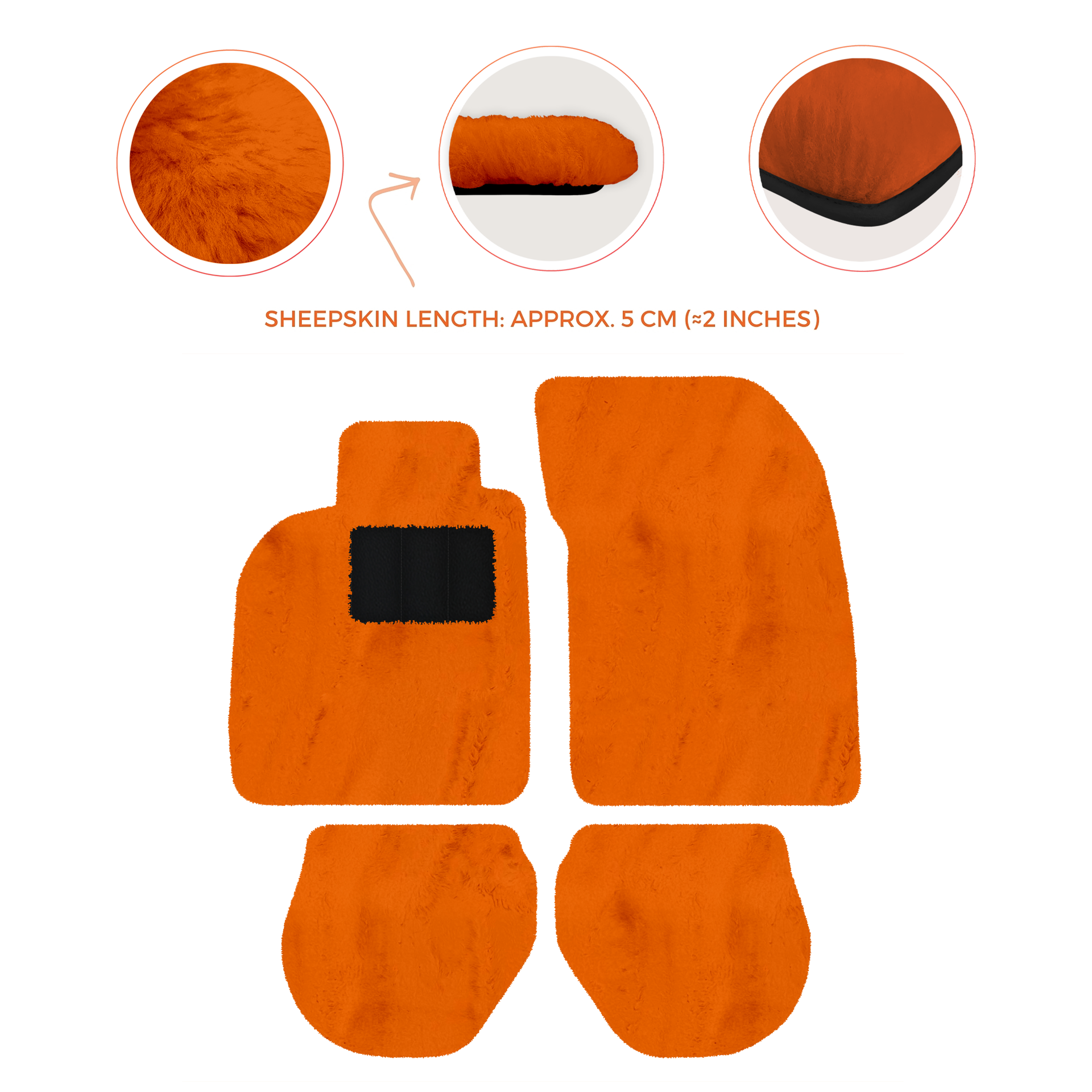 Black Floor Mats for Porsche 911 - 993 (1994-1998) - AutoWin