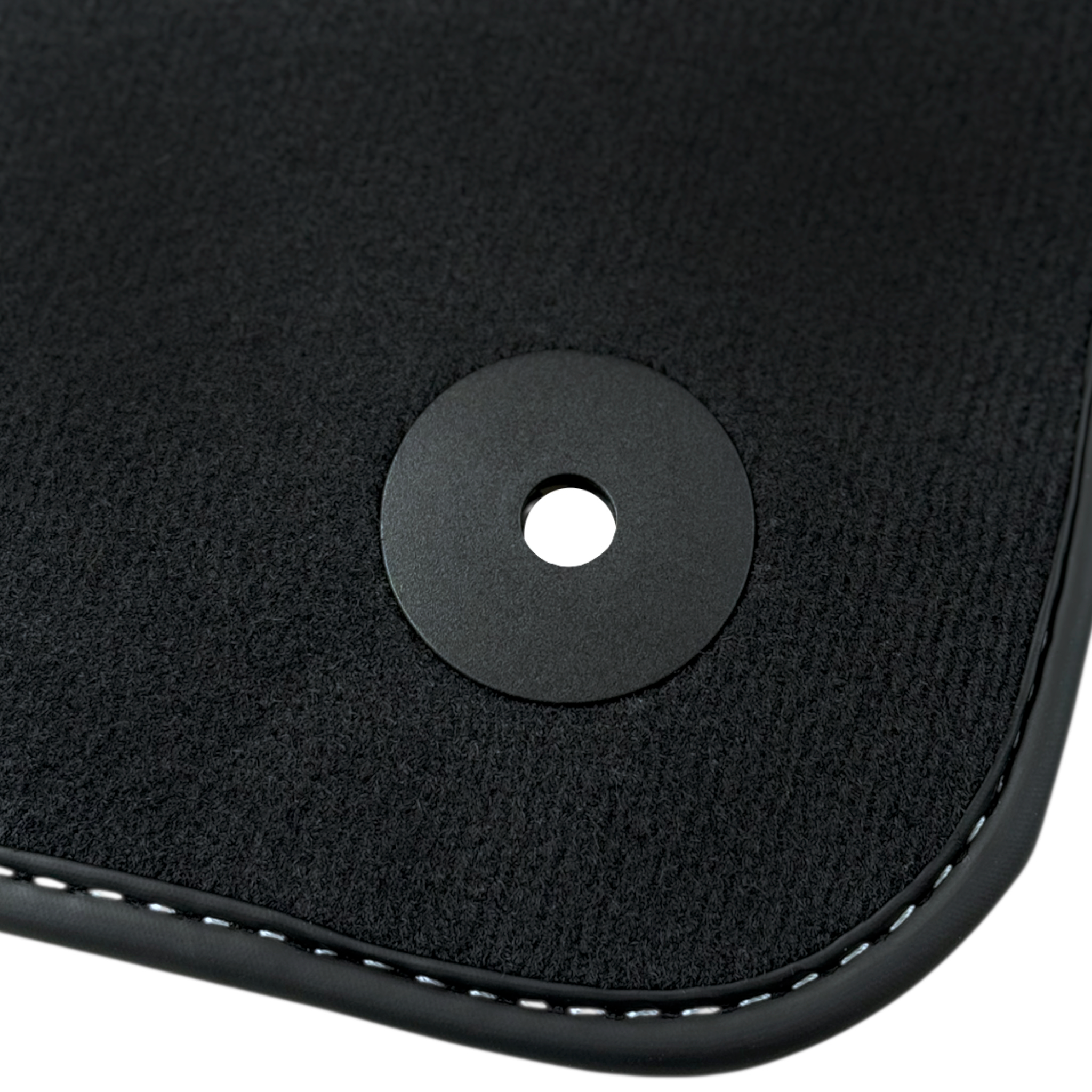 Black Floor Mats for Lamborghini Urus with Carbon Fiber Leather