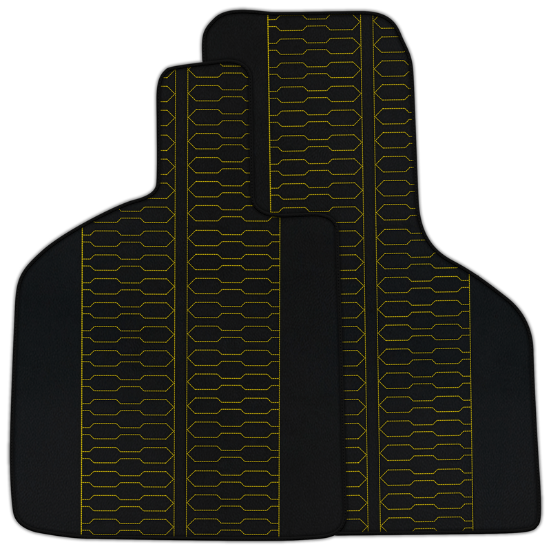 Customizable Leather Floor Mats with ER56 Pattern for Lamborghini Huracan EVO (2019-2024)