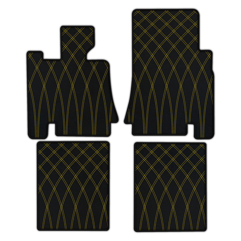 Customizable Leather Floor Mats with AW34 Pattern for Bentley Red Label RL (1998-2009)