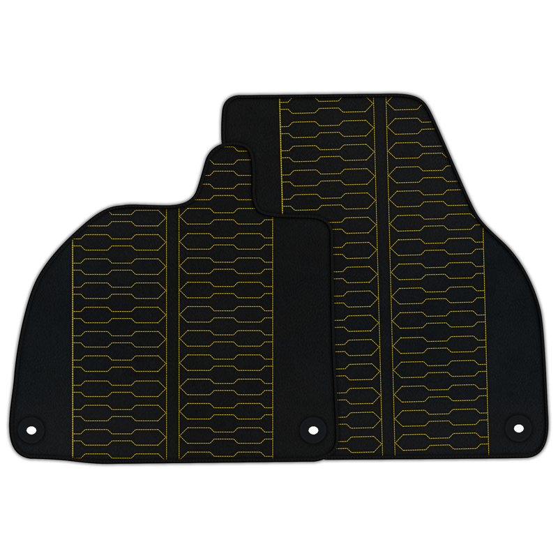 Customizable Leather Floor Mats with ER56 Pattern for Lamborghini Temerario (2025-2026)