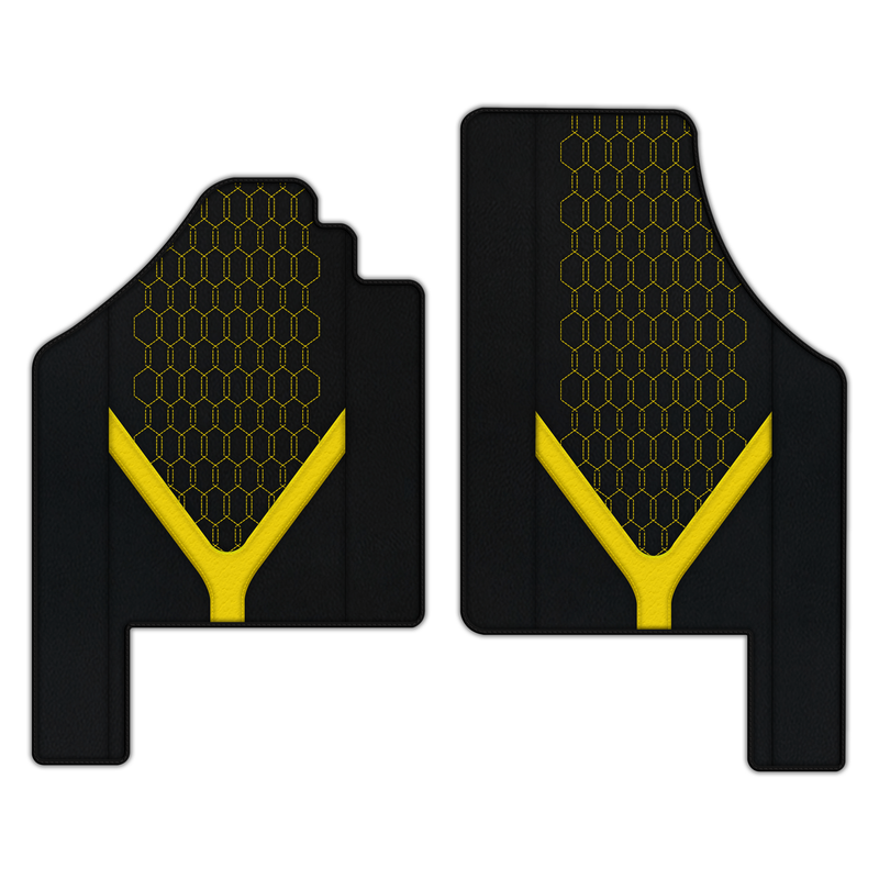 Customizable Leather Floor Mats with AW26 Pattern for Lamborghini Murcielago (2001-2010)