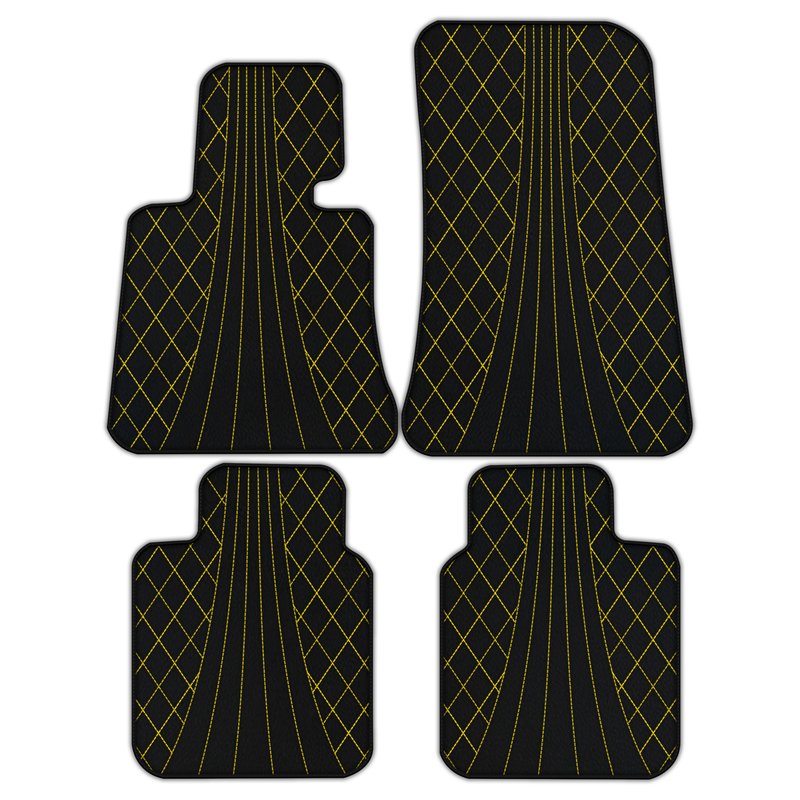 Customizable Leather Floor Mats with AW14 Pattern for Rolls Royce Phantom Drophead Coupe (2007-2016)