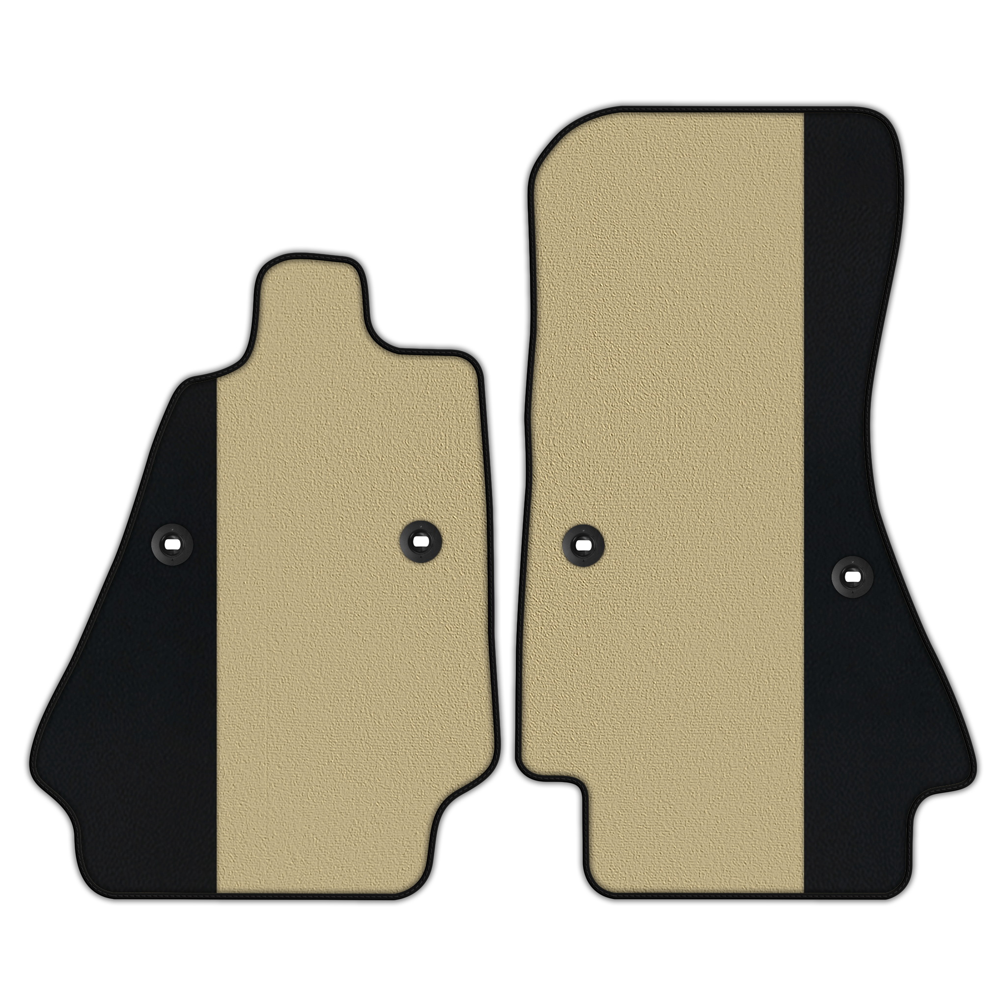 Customizable Bugatti Chiron Floor Mats - Carpet & Leather (2016-2022)