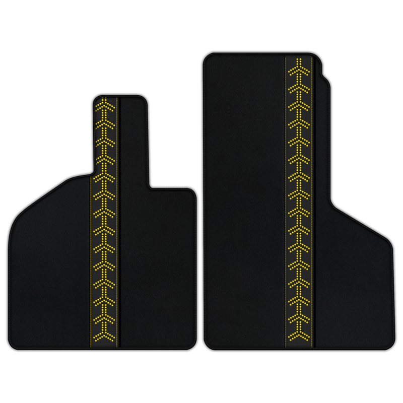 Customizable Leather Floor Mats with AW44 Pattern for Lamborghini Huracan Sterrato (2023-2024)
