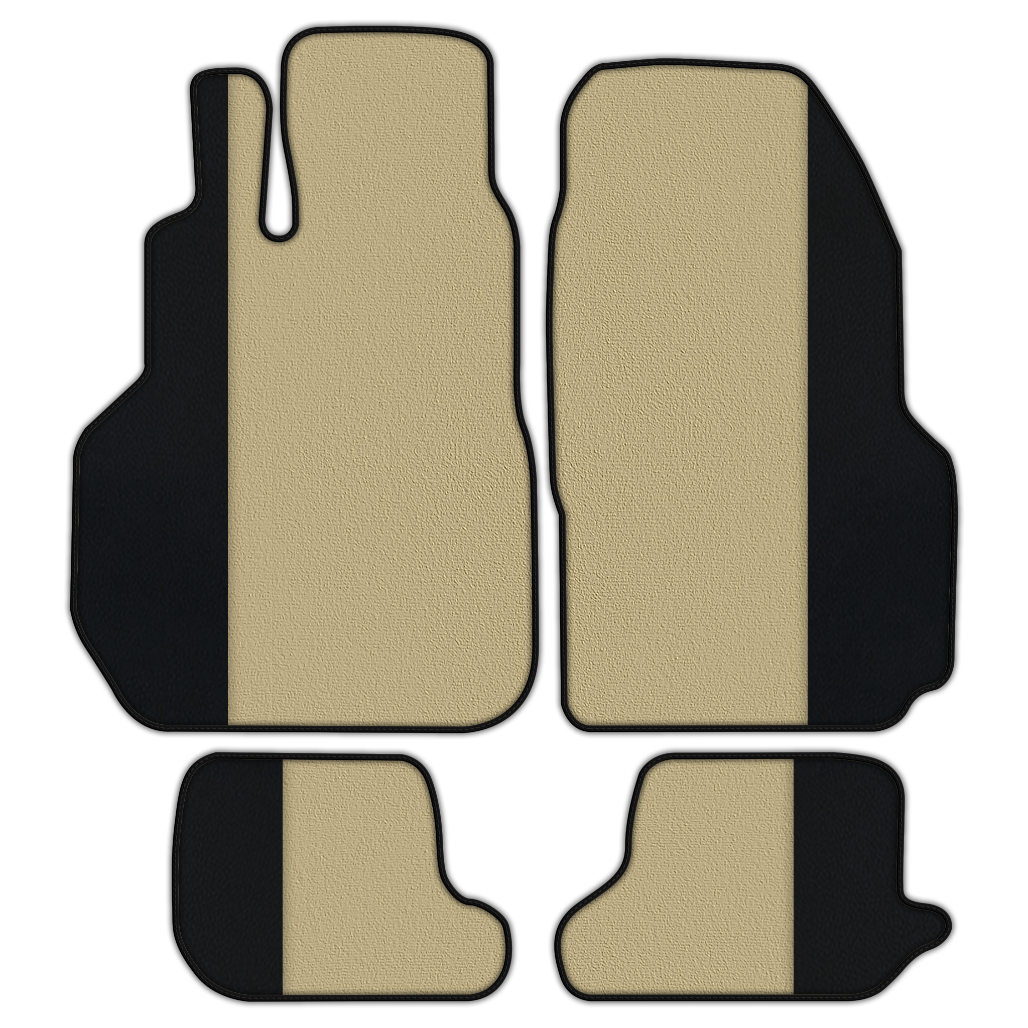 Premium Customizable Leather Floor Mats for Mercedes Benz AMG GTR