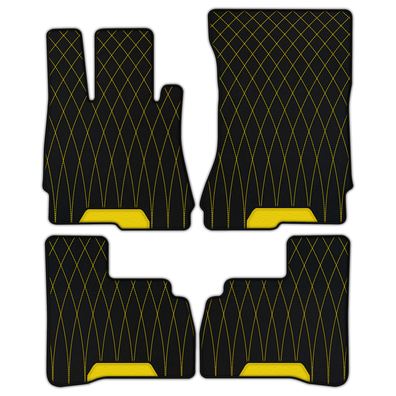 Customizable Leather Floor Mats with ER56 Pattern for Mercedes Benz S-Class W222 (2013-2020) Short Wheelbase