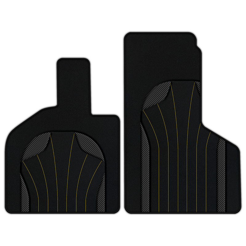 Customizable Leather Floor Mats with AW38 Pattern for Lamborghini Huracan STO (2021-2024)