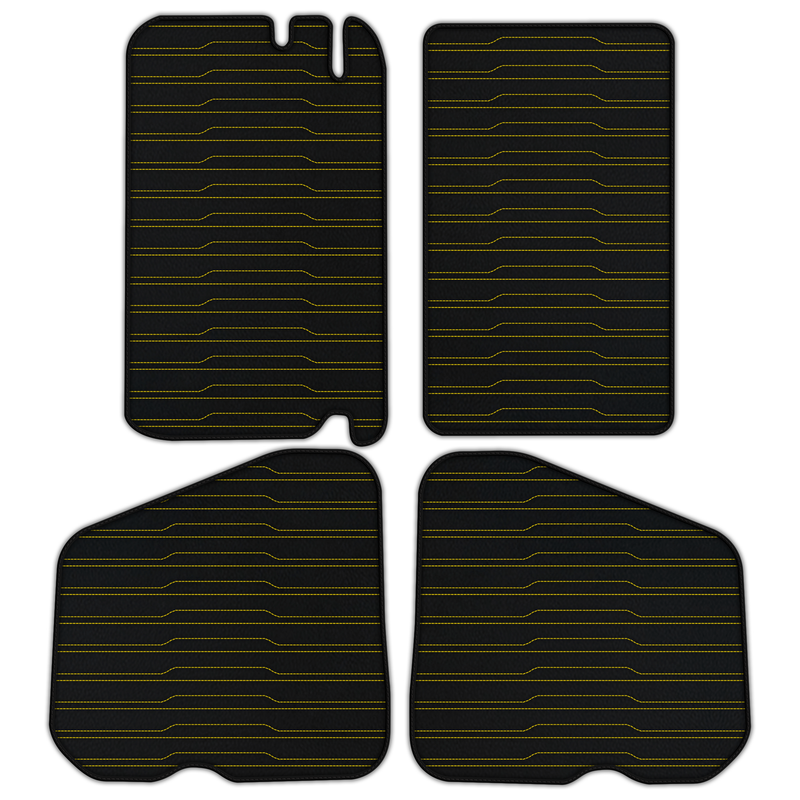 Customizable Leather Floor Mats with AW06 Pattern for Rolls Royce Shadow (1965-1977)