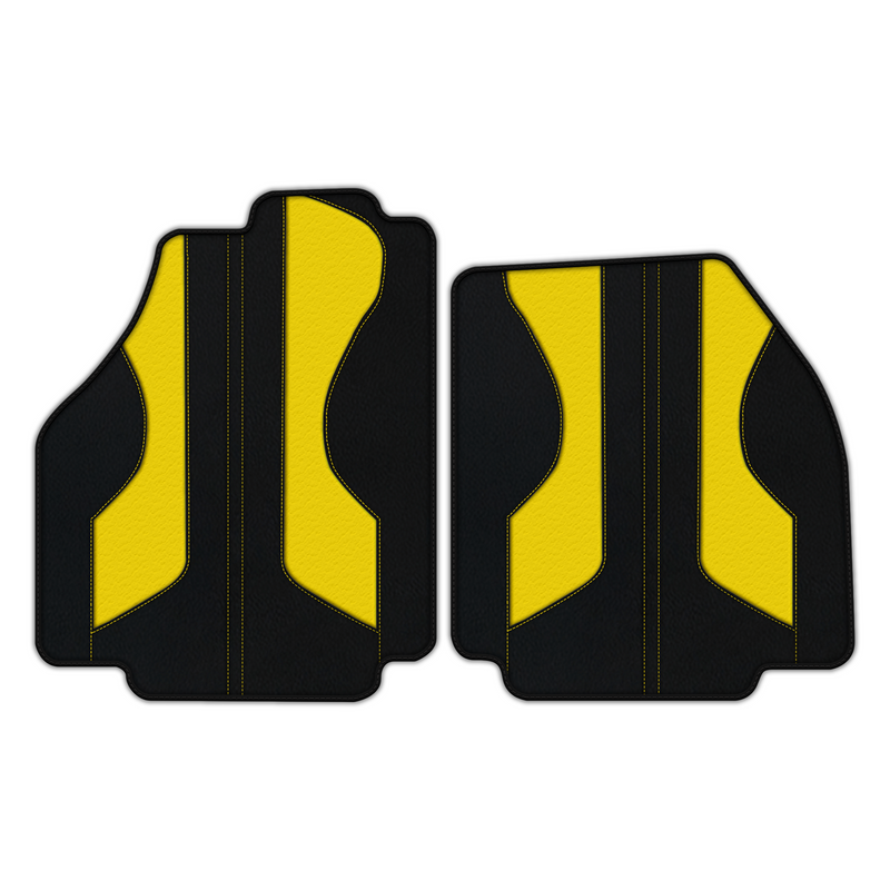 Customizable Leather Floor Mats with Pattern ER56 V2 Edition for Ferrari 458 Italia (2009-2015)