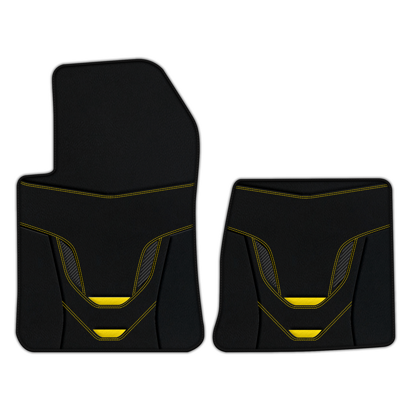 Customizable Leather Floor Mats with AW46 Pattern for Ferrari 599 Coupe (2006-2012)