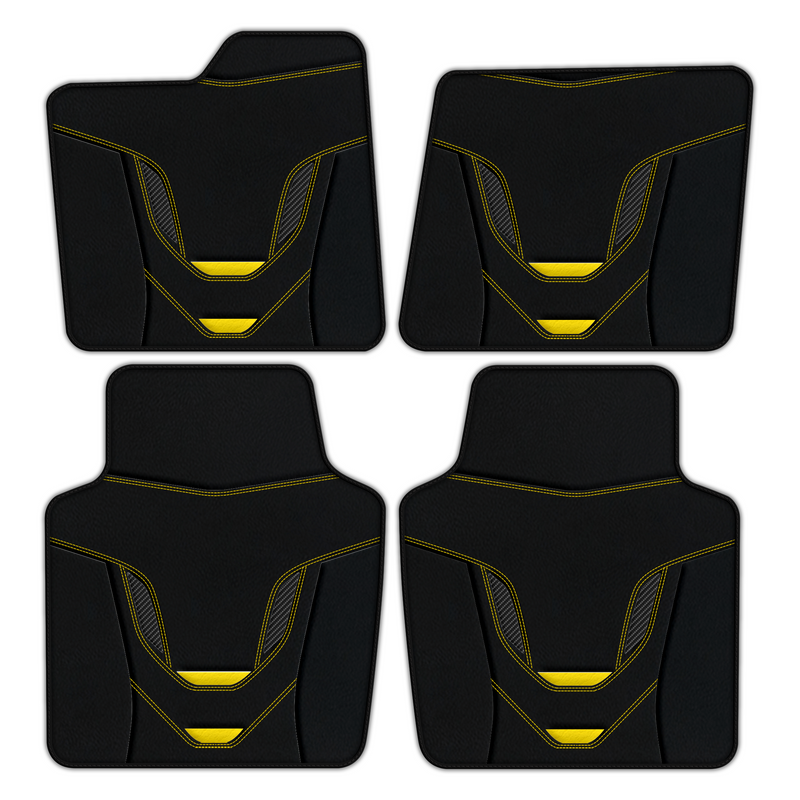 Customizable Leather Floor Mats with AW46 Pattern for Ferrari Purosangue (2023-2024)