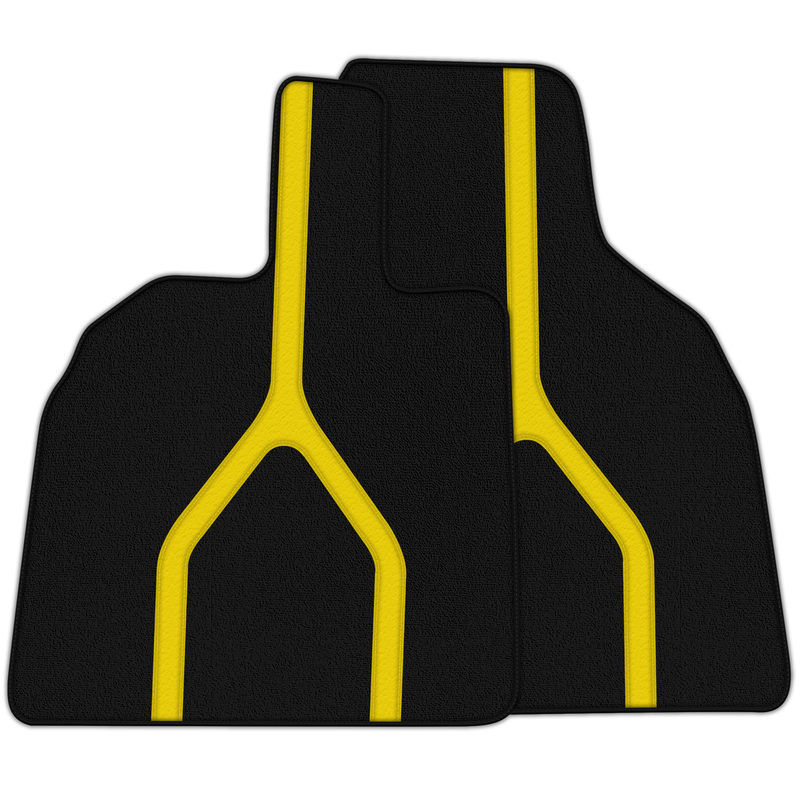 Customizable Floor Mats From Carpet with Leather A56 Pattern for Lamborghini Aventador (2012-2022)