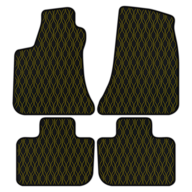 Customizable Leather Floor Mats with AW10 Pattern for Dodge Charger (2010-2015)