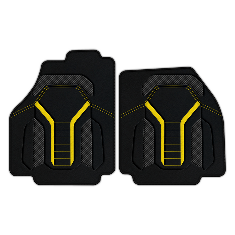 Customizable Leather Floor Mats with AW47 Pattern for Ferrari F8 Spider (2019-2023)
