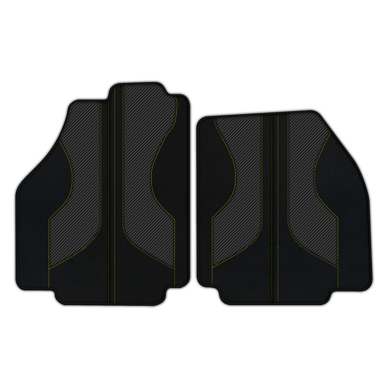 Customizable Leather Floor Mats with Pattern ER56 V2 Edition for Ferrari 488 Spider (2016-2022)