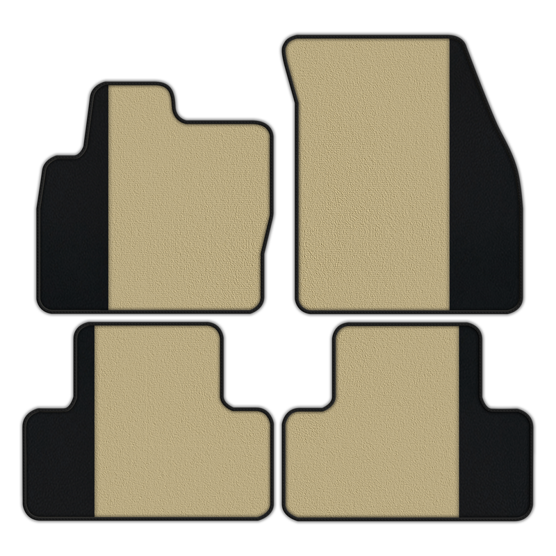 Customizable Floor Mats From Carpet With Leather for Range Rover Evoque (2015-2019) 5-Doors