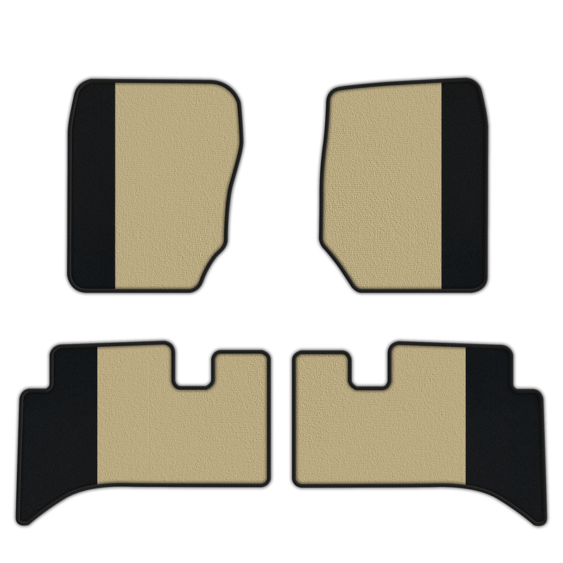 Customizable Floor Mats From Carpet With Leather for Range Rover (1994-2002)
