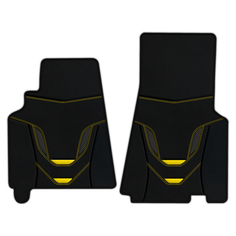 Customizable Leather Floor Mats with AW46 Pattern for Ferrari 550 Maranello (1996-2002)
