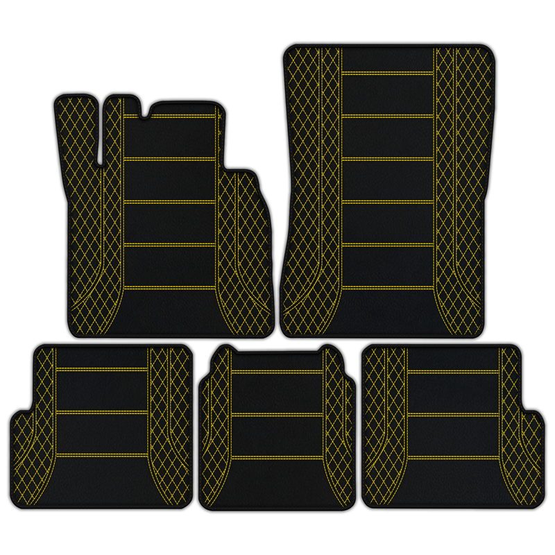 Customizable Leather Floor Mats with A1 Pattern for Mercedes Benz G-Class W463 (2008-2018)
