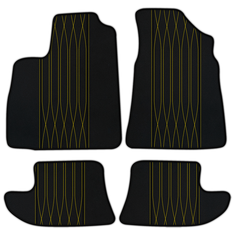Customizable Leather Floor Mats with AW33 Pattern for Bentley Continental GT (2003-2011)