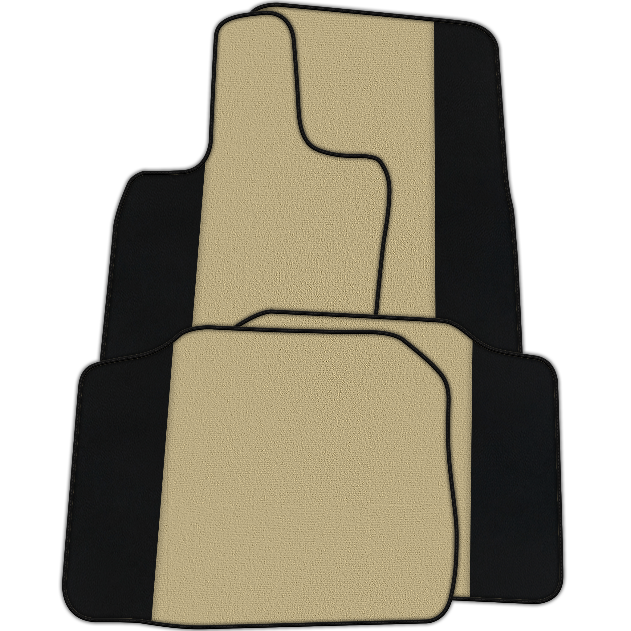 Customizable Floor Mats From Carpet With Leather for Porsche Panamera (2009-2016)