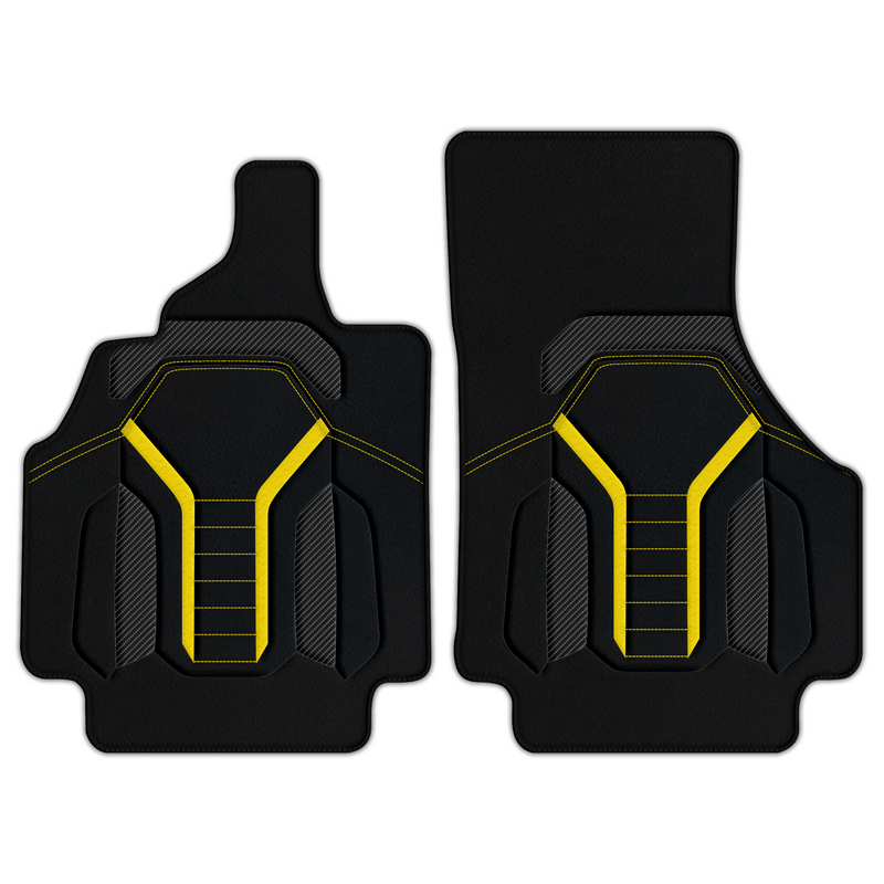 Customizable Leather Floor Mats with AW47 Pattern for Audi R8 (2007-2015)