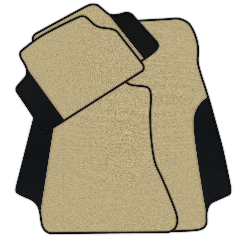 Customizable Floor Mats From Carpet With Leather for Mercedes Benz EQS-Class X296 (2022-2023)