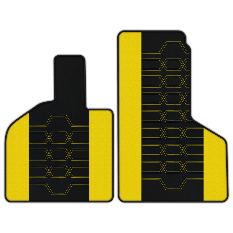 Customizable Leather Floor Mats with AH01 Pattern for Lamborghini Huracan Performante (2017-2019)