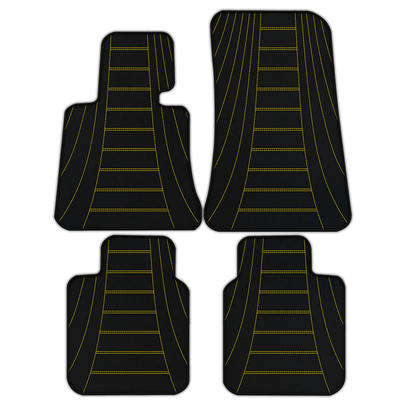 Customizable Leather Floor Mats with AW17 Pattern for Rolls Royce Phantom Drophead Coupe (2007-2016)