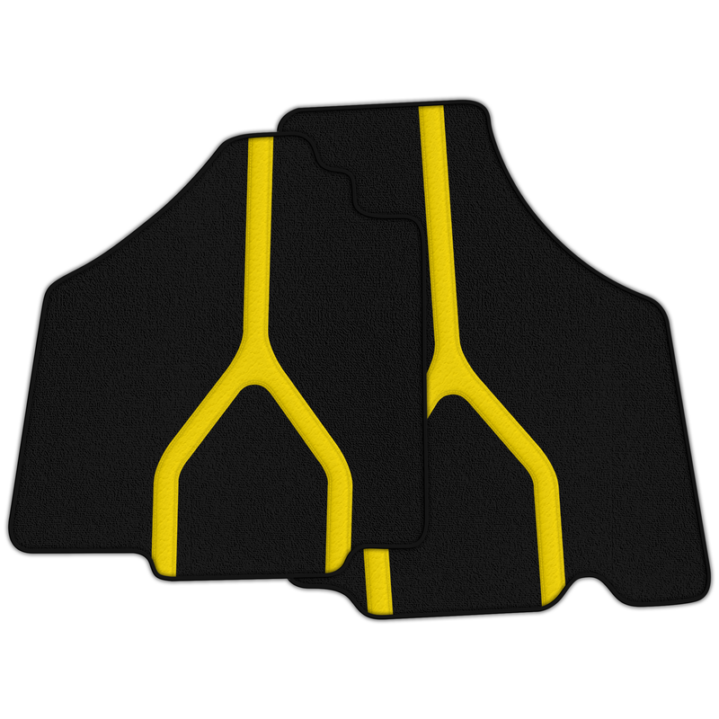 Customizable Floor Mats From Carpet with Leather A56 Pattern for Lamborghini Murcielago (2001-2010)