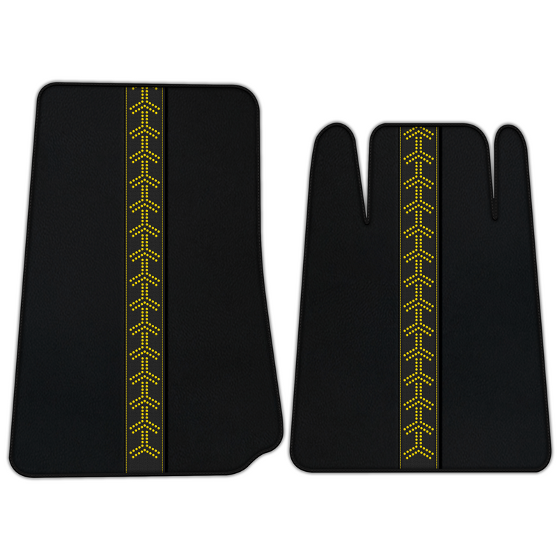Customizable Leather Floor Mats with AW44 Pattern for Lamborghini Espada (1968-1978)