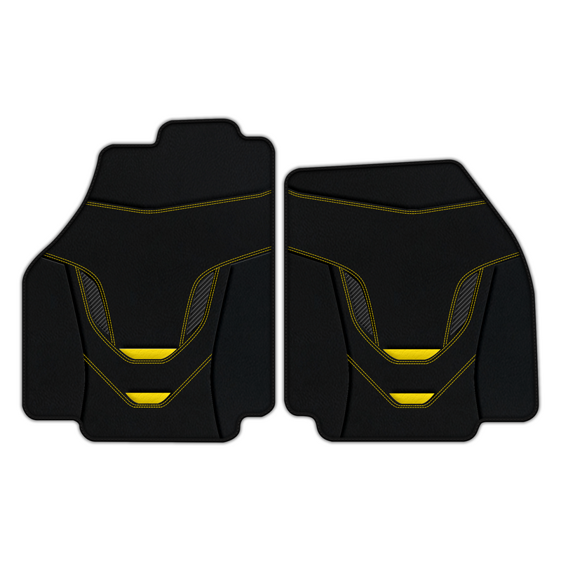 Customizable Leather Floor Mats with AW46 Pattern for Ferrari 458 GT2 (2012-2015)