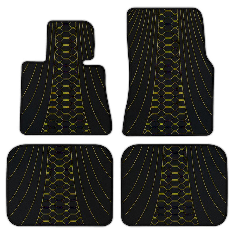 Customizable Leather Floor Mats with AW36 Pattern for Rolls Royce Phantom Sedan (2003-2016)