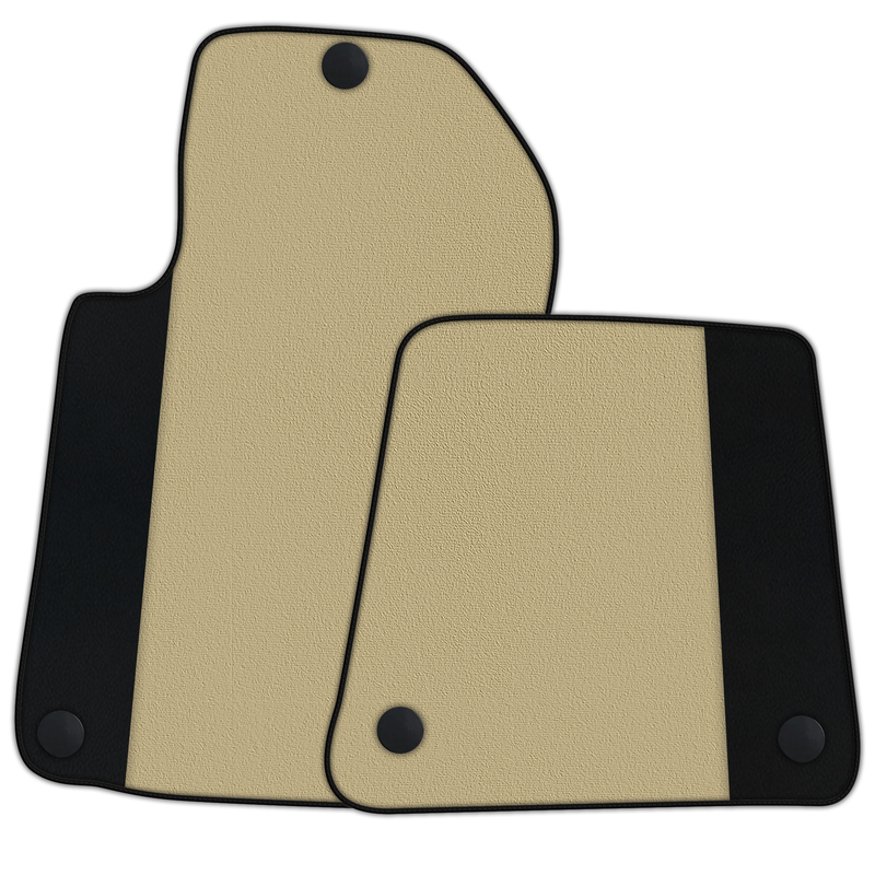 Customizable Floor Mats From Carpet With Leather for Ferrari 599 Coupe (2006-2012)