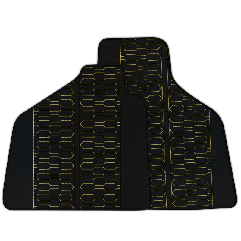 Customizable Leather Floor Mats with ER56 Pattern for Lamborghini Diablo (1990-2001)