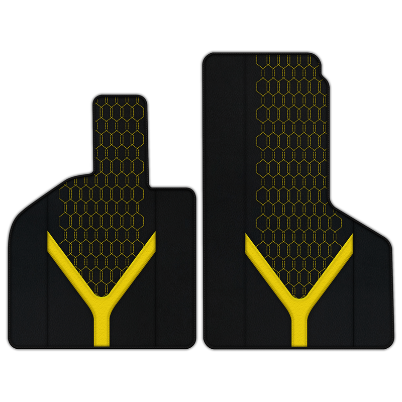 Customizable Leather Floor Mats with AW26 Pattern for Lamborghini Huracan Sterrato (2023-2024)