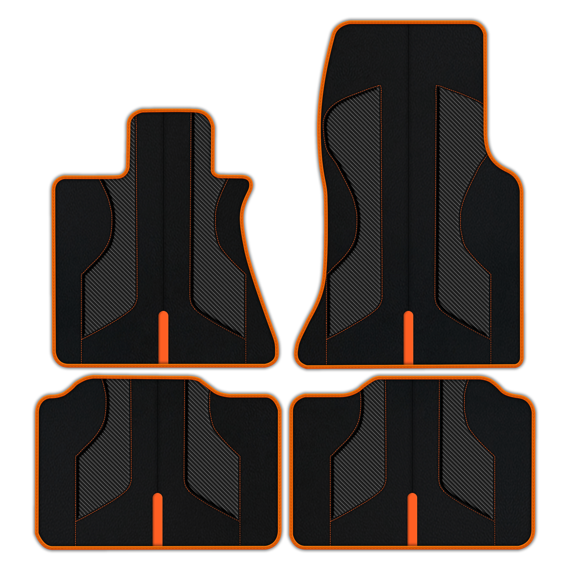 Customizable Leather Floor Mats for Rolls Royce Phantom VIII 2017-2024