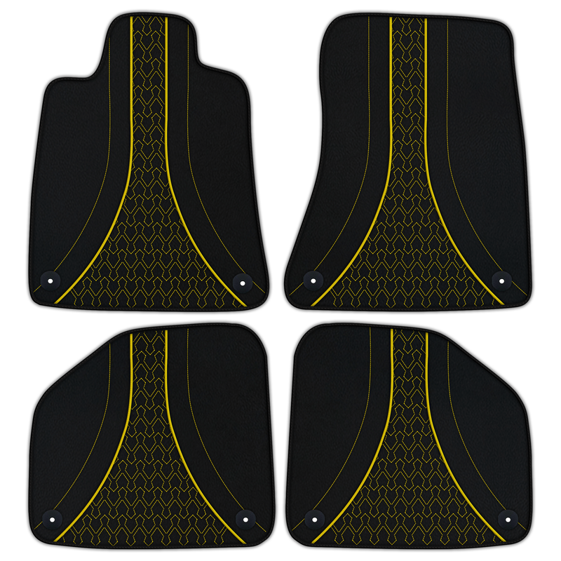 Customizable Leather Floor Mats with AW03 Pattern for Aston Martin DBX (2020–2023)