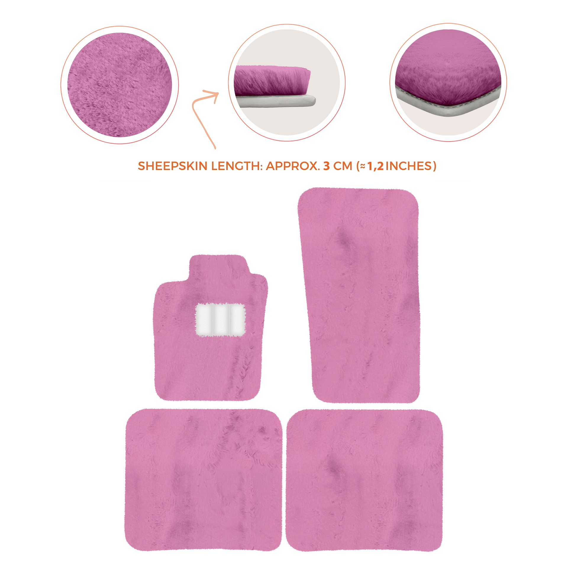 Premium Sheepskin Floor Mats for Bentley Bentayga (2015-2023)