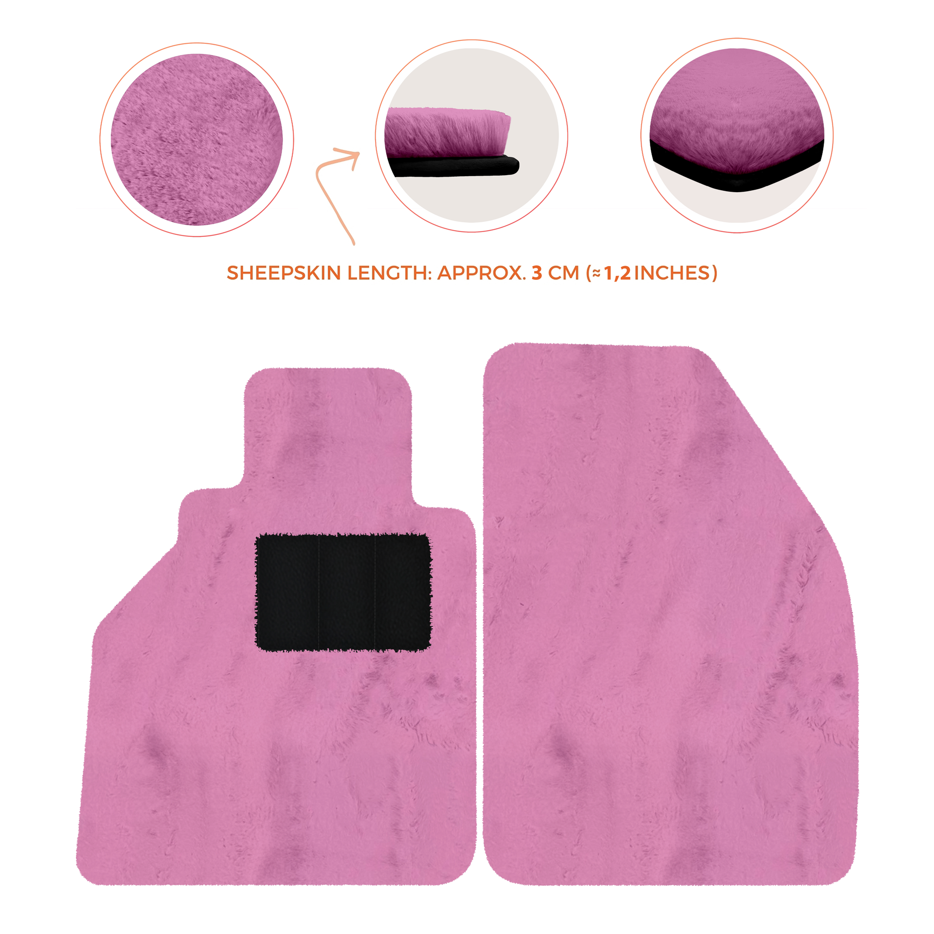 Dark Blue Floor Mats for Porsche 986 Boxster (1996-2004) with Leather - AutoWin