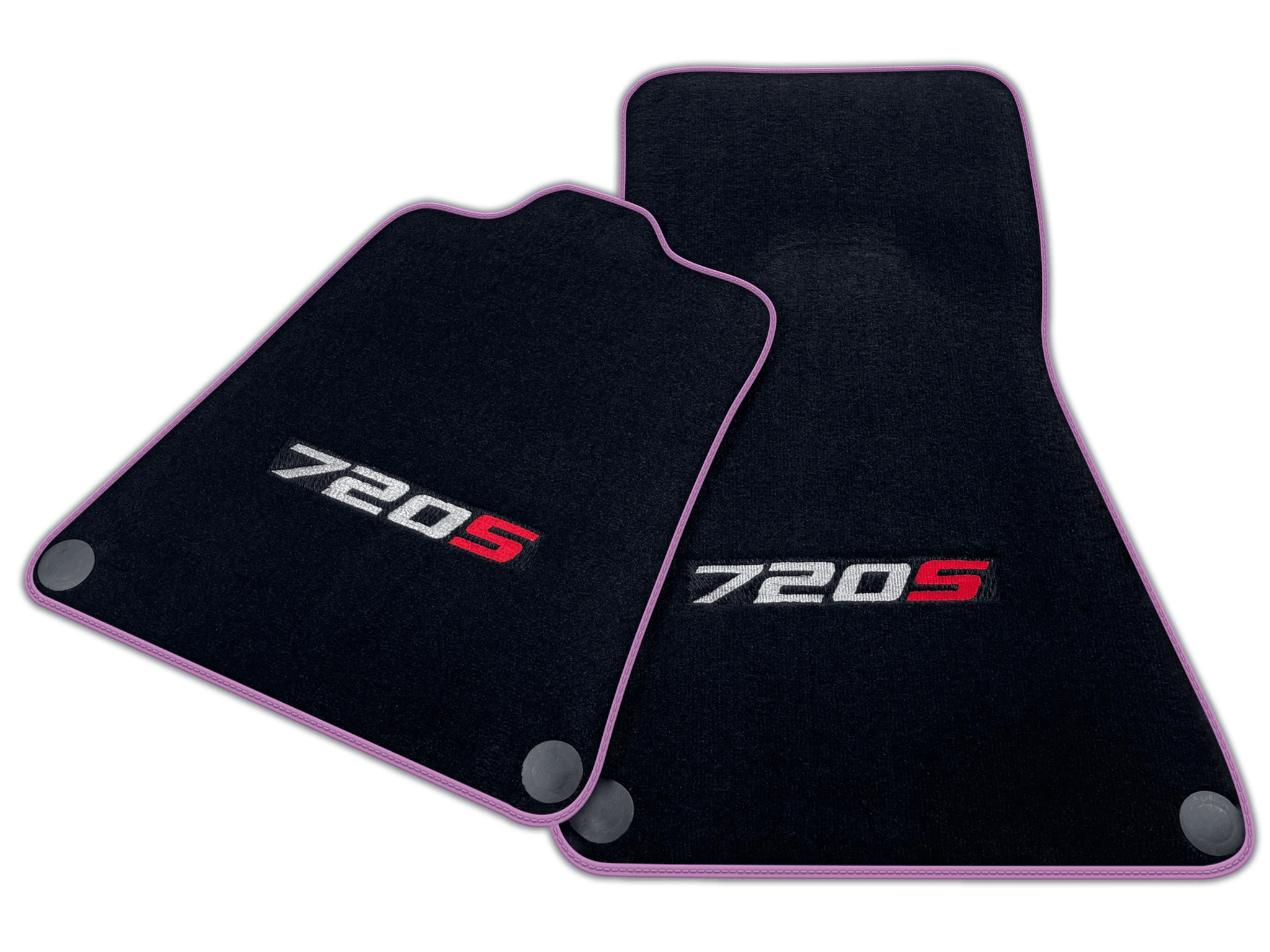 Black Floor Mats for McLaren 720s (2017-2021) | Various Trim Colors