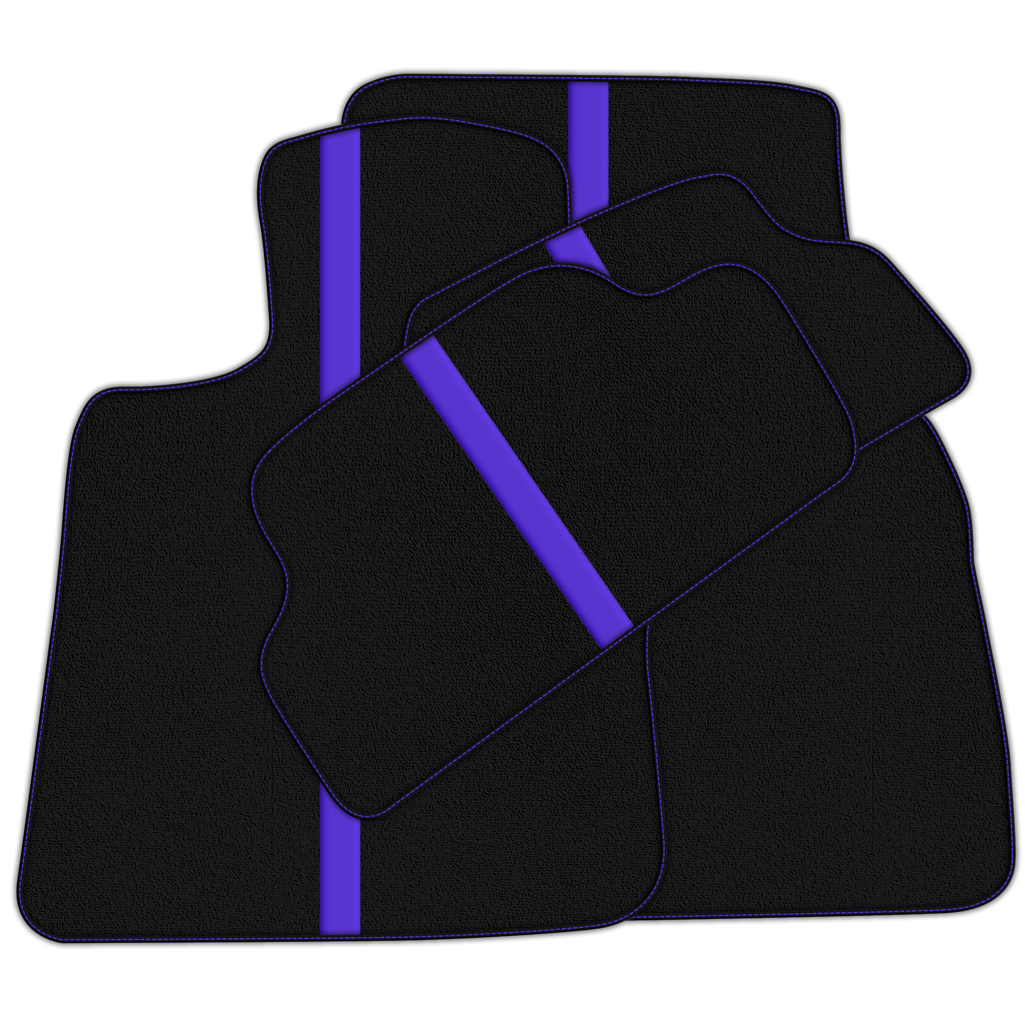 Elegant Custom Black Floor Mats for Mini Countryman F60 (2017-2023)